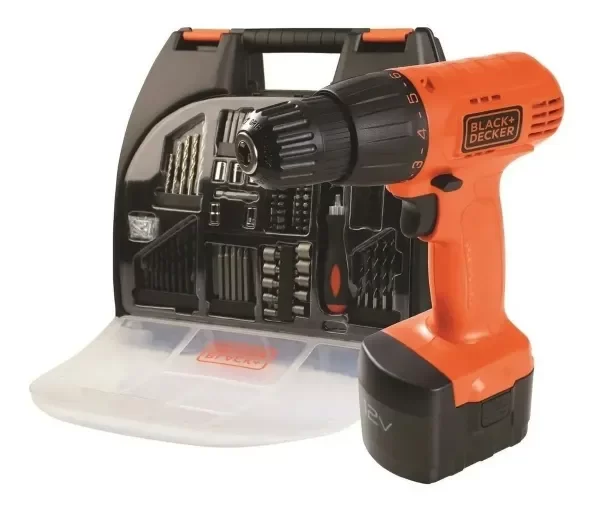 Producto - Taladro Atornillador Inalambrico Black Decker Cd121k 100 Acc