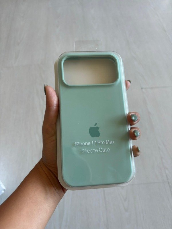 Producto - Silicone Case Verde Agua Iphone 17 Pro Max