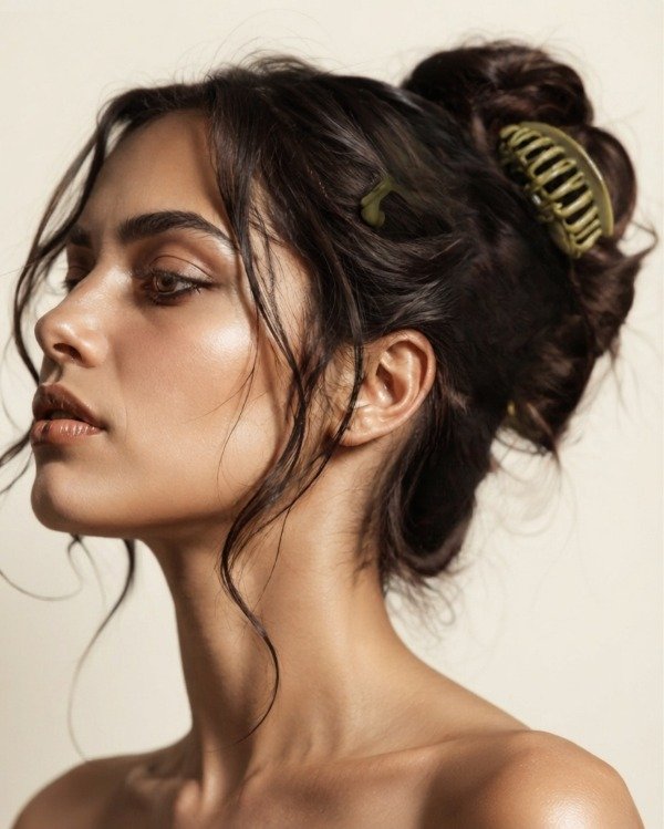 Producto - Broche Para Pelo Tubular Opaco Grande Para Mujer X unidad - 0