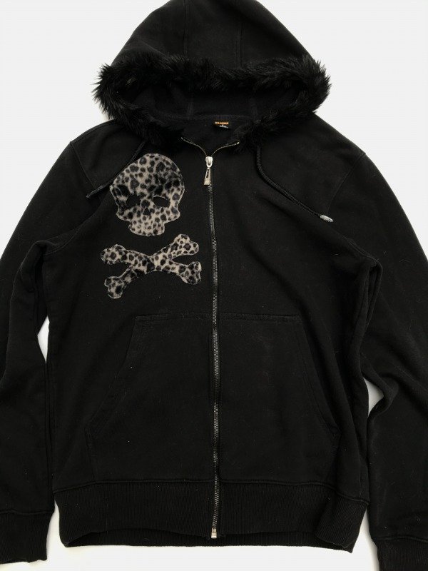 Producto - Fur Animal print skull grey NUEVA! - 1
