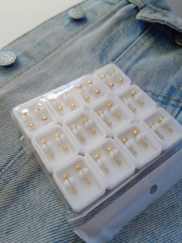 Producto - Aro abridor perlita dorada