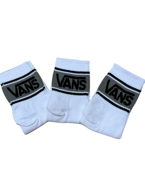 Producto - Par Tenis Vans Blanco y Gris