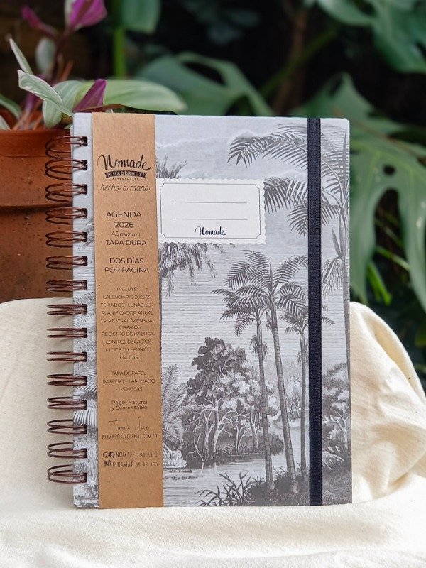 Producto - Agenda 2026 Anillada a5 (15x21cm) Dos días por página - Paisaje