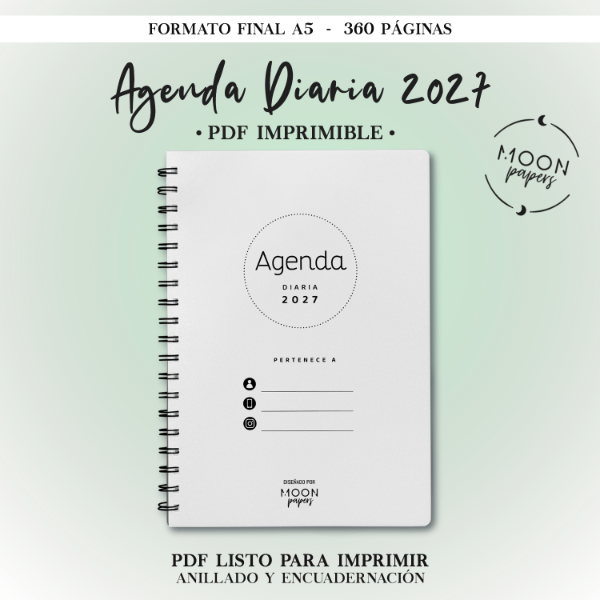 Producto - Agenda Diaria 2027 - Unisex - 0