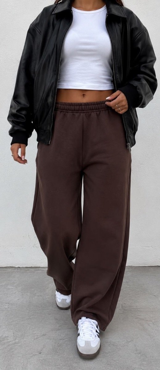 Wide leg algodón C