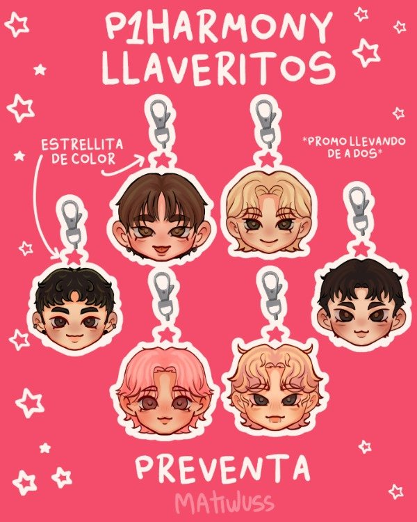 Producto - [PREVENTA ] llaveros P1HARMONY