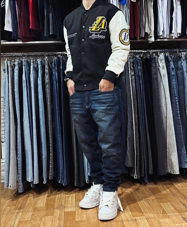 Producto - Campera chaqueta Lakers paño