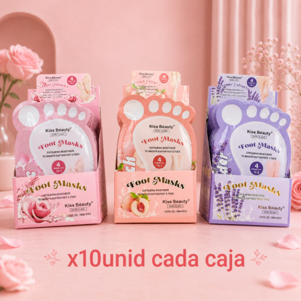 Producto - MASK MASCARILLA P/PIE KISS BEAUTY KA1594