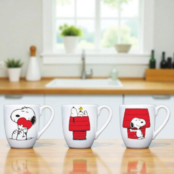 Producto - Taza cerámica Snoopy corazon