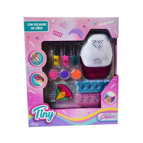 Producto - SET DE MANICURIA INFANTIL TINY CON SECADOR A PILA EN CAJA 26X31X6C