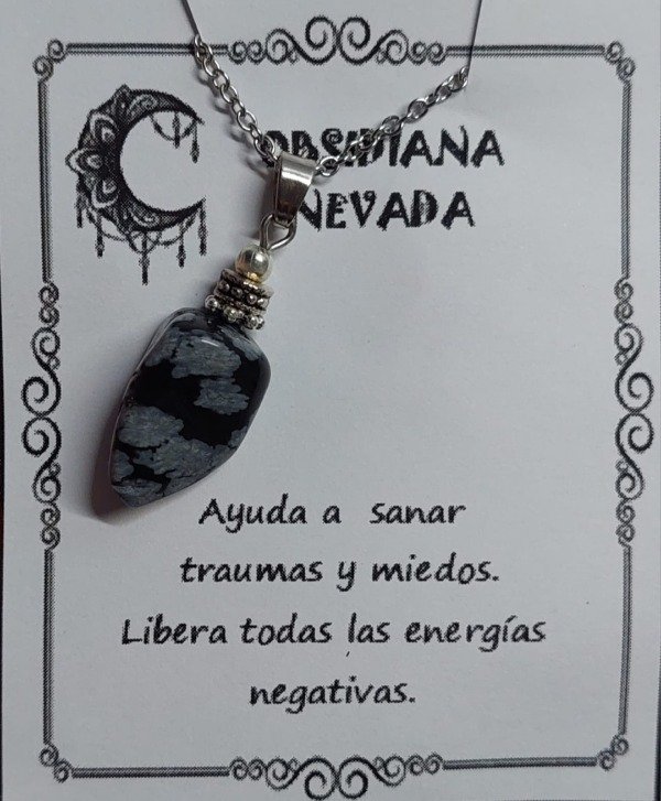 Producto - Obsidiana nevada