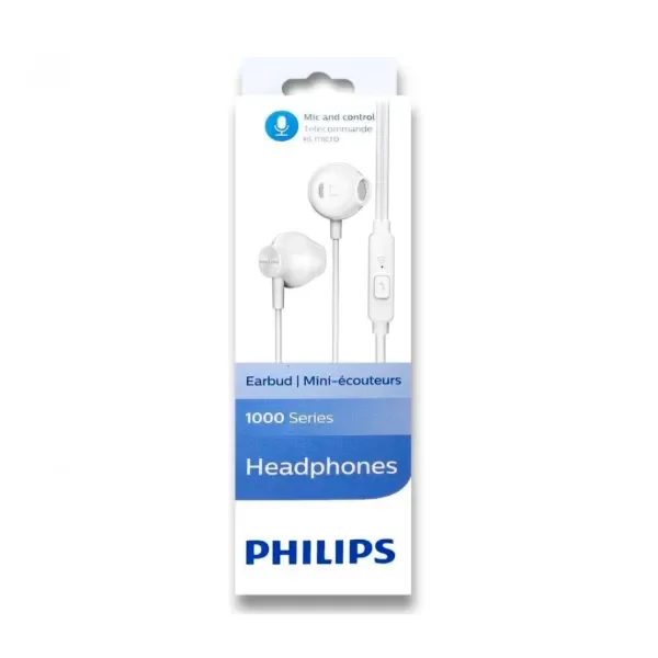 Producto - Auricular Con Micrófono Philips Taus101 Earbuds In-ear Blancos
