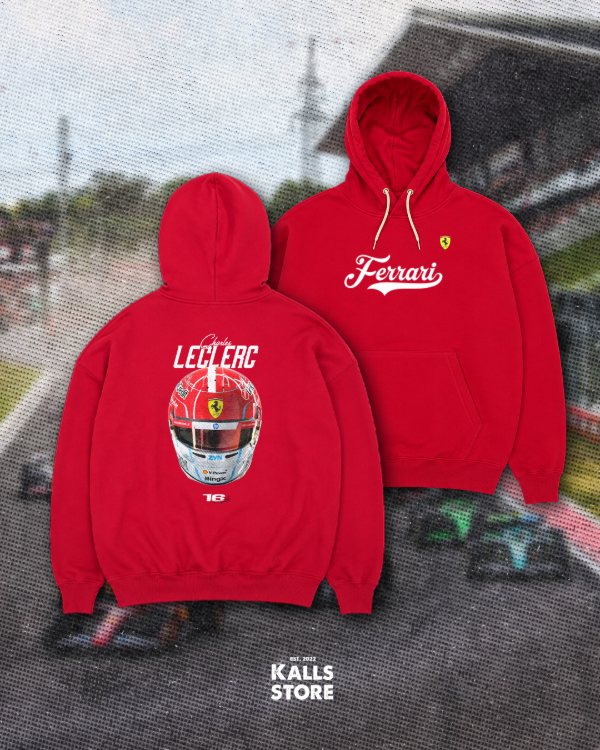 Buzo rojo Charles Leclerc