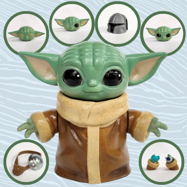 Producto - Figura - Grogu con accesorios intercambiables