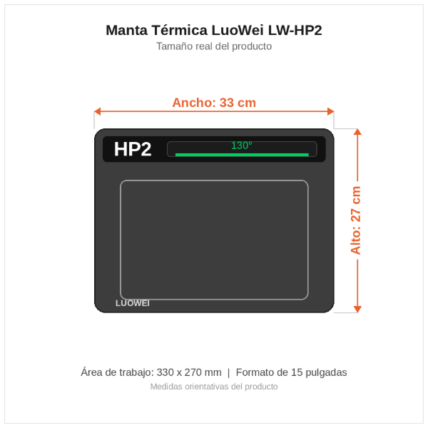 Producto - Manta Termica LuoWei LW-HP2 - 1