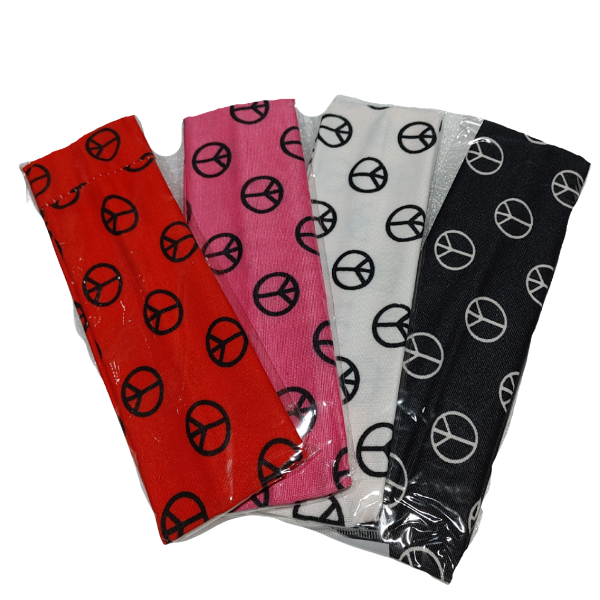 Producto - Vincha Bandana Algodon Y Spandex Simbolo De La Paz Mujer - 8