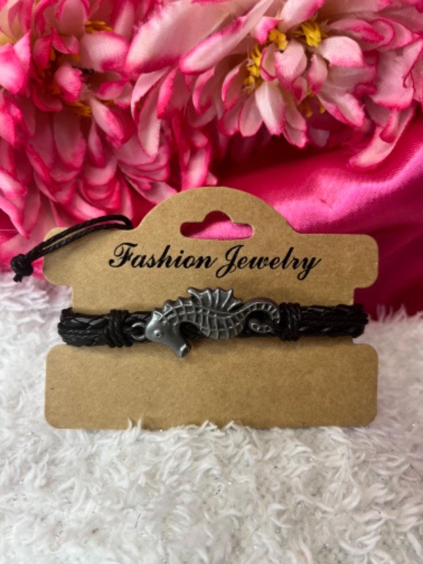 Producto - Pulsera de cuero negro simple-Diferentes modelos - 3