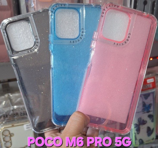 Producto - Fundas glitter reforzadas. Redmi Poco M6 PRO 5g