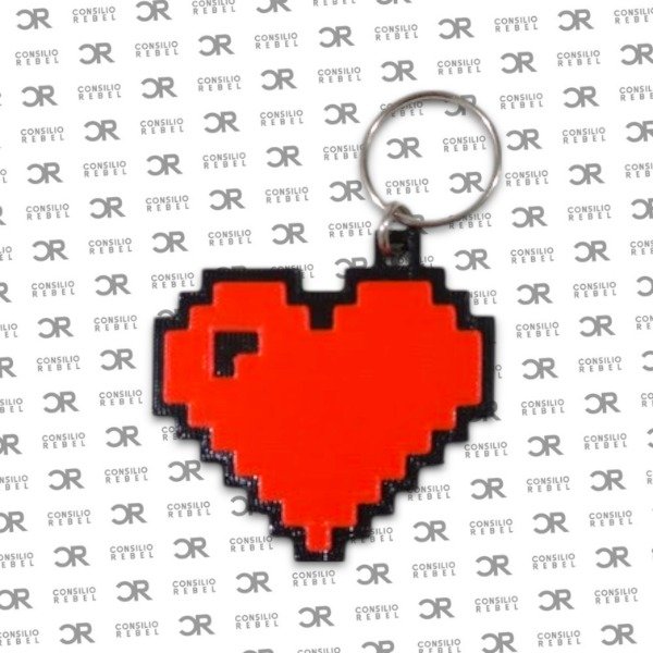 Producto - CORAZON PIXEL ART [ 3D ]