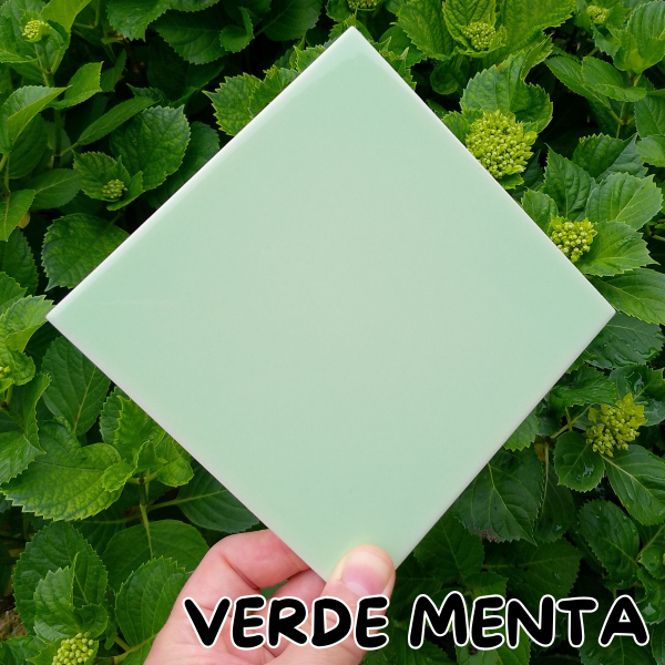 Producto - Azulejo 15x15 cm Verde Menta