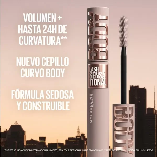Producto - maybelline Mascara de pestañas lash sensational body very black - 2