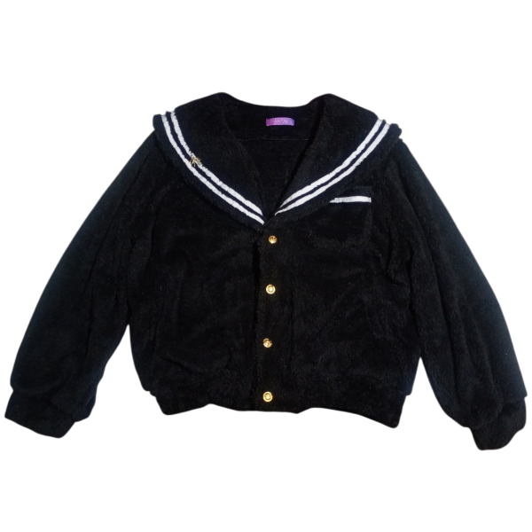 Producto - Chaqueta marinera corderito negro x blanco