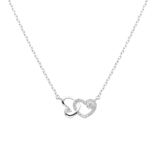 Producto - Cadena 2 corazones entrelazados