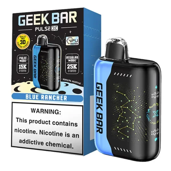 Producto - (POD DESCARTABLE) GEEK BAR PULSE X 25K - BLUE RANCHER