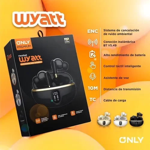 Producto - Auricular Bluetooth In Ear Wyatt Tws 6447