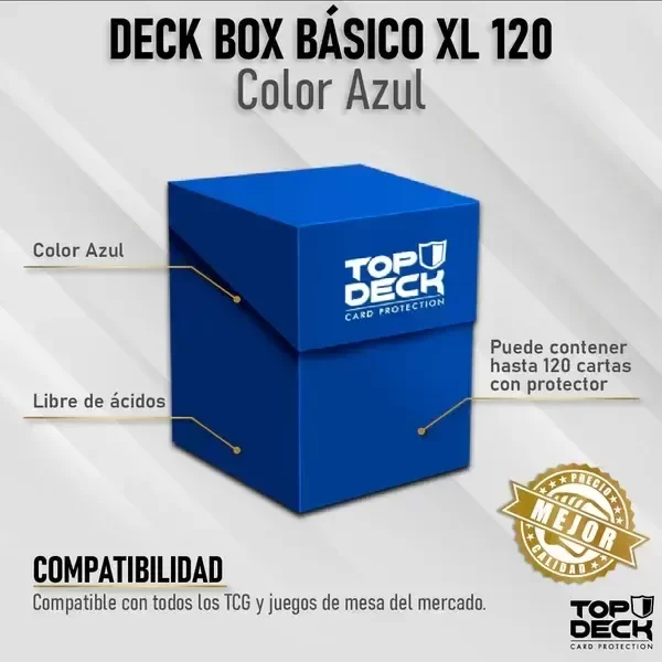 Producto - Top deck - Deckbox 120 XL Azul