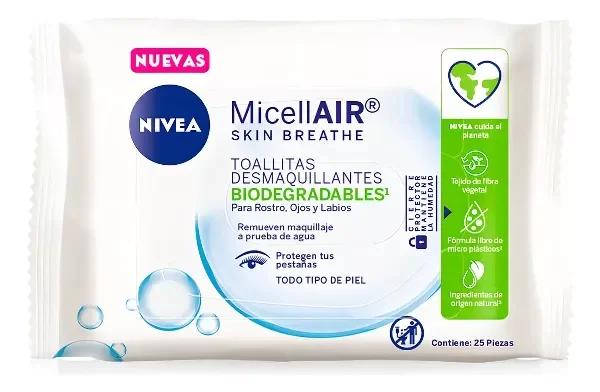 Producto - Nivea micellair 4 en 1 desmaquillante toallitas