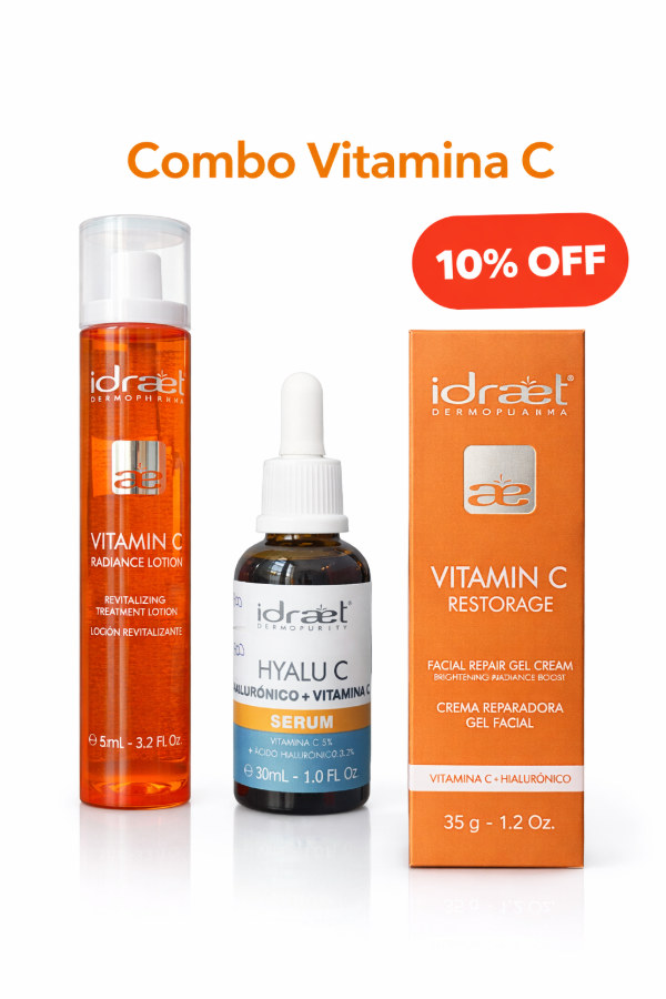 Producto - Combo Vitamina C Luminosidad y reparación para tu piel
