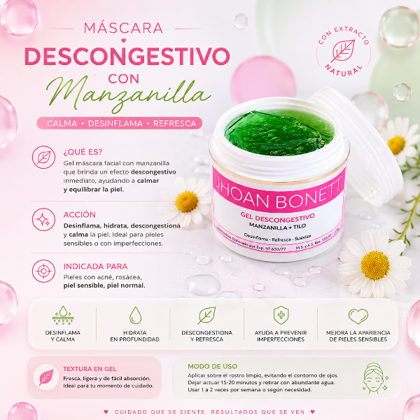 Producto - GEL DESCONGESTIVO MANZANILLA Y TILO - 1