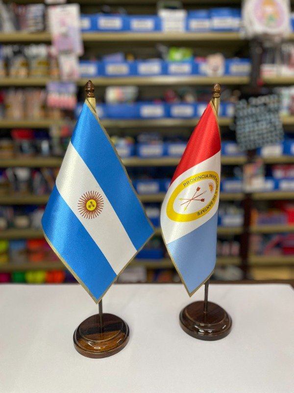 Producto - Banderín escritorio c/ estuche Argentina - Santa Fe