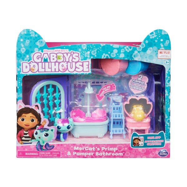 Producto - LA CASA DE MUÑECAS DE GABBY SET AMBIENTE - BAÑO