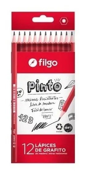 Producto - Lapiz Negro Filgo X 12 HB PN 101 - 2