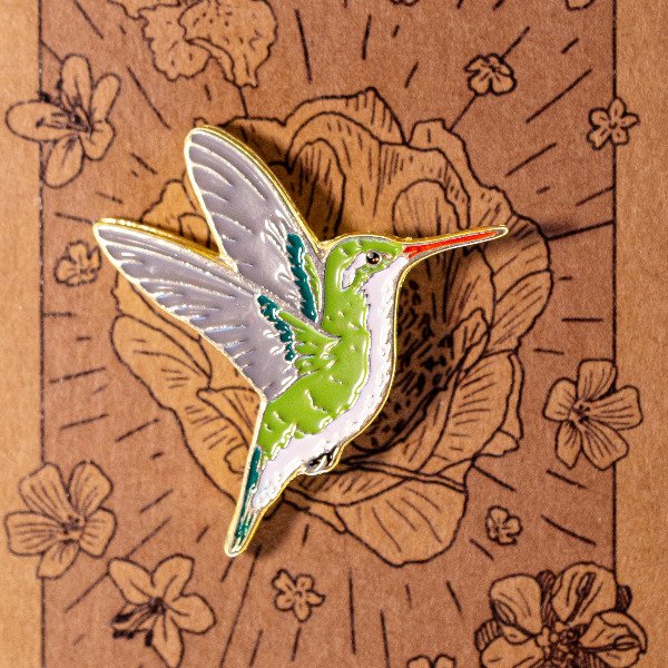 Producto - Pin Picaflor verde