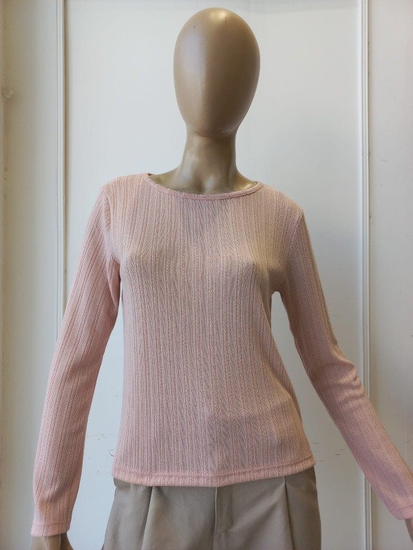 Producto - Sweater Cuello Vote Guía Tejido "Sandro" (Art. 5699)