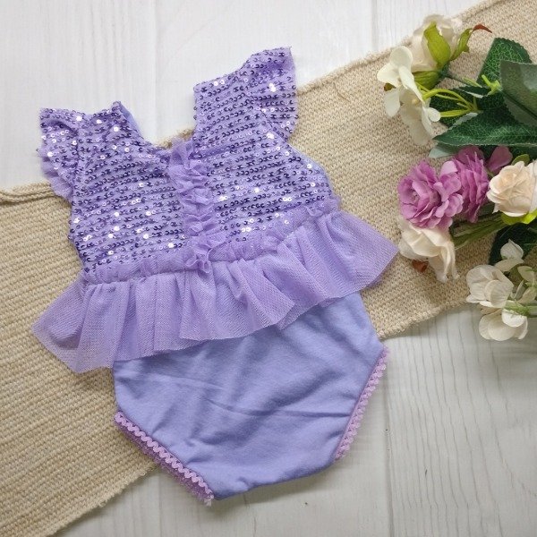 Producto - Body Lila lentejuelas NB