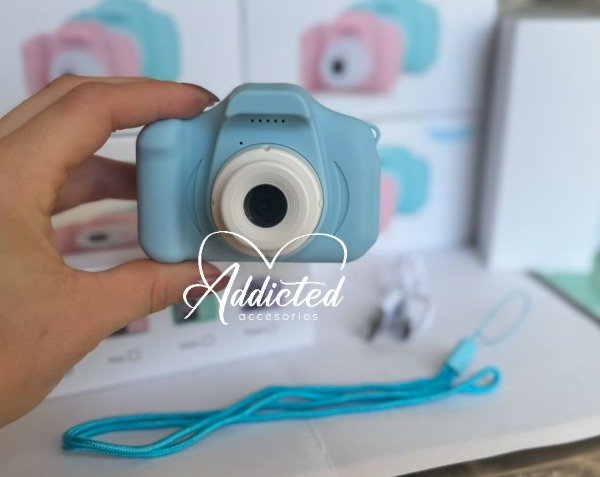 Producto - Camara digital para niños CELESTE
