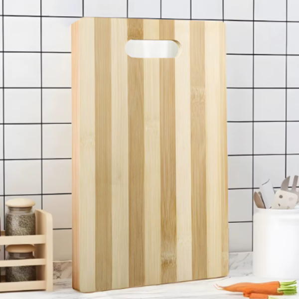 Producto - Tabla bambu rayada grande