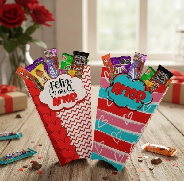 Producto - Bouquet-Ramo San Valentín Golosinas