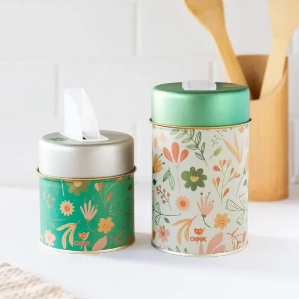 Producto - SET DE LATAS FLORECITAS