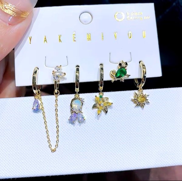 Producto - Set de 6 aros de Rapunzel (enredados)