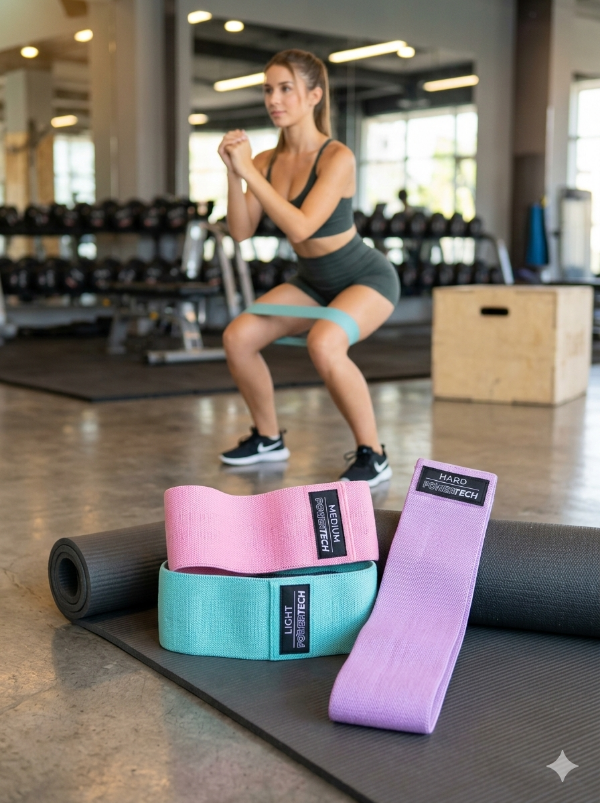 Producto - Banda Tela - kit Booty band 3 tensiones 30x8cm