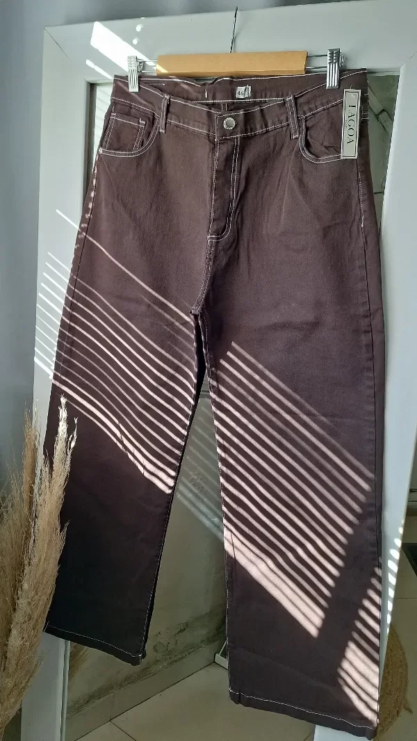 Producto - Wide leg chocolate talle grande (WG05)