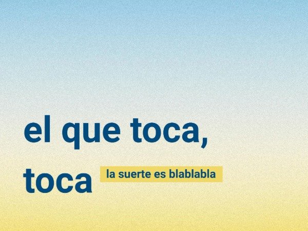 Producto - EL QUE TOCA, TOCA x5u.