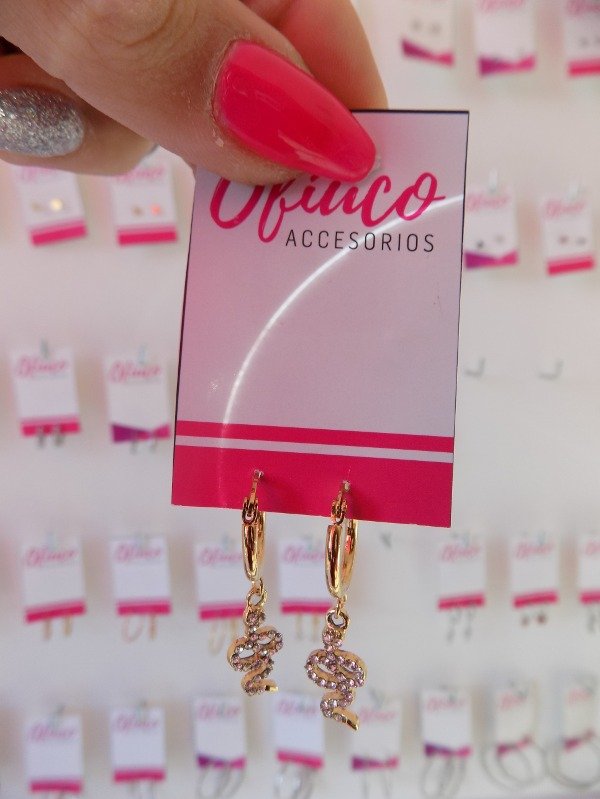 Producto - Ag viper strass gold