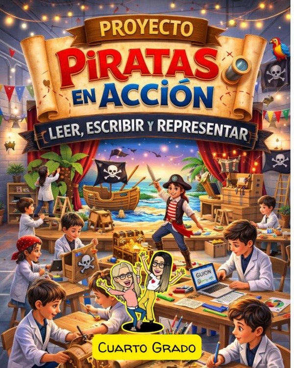 Producto - PROYECTO. PIRATAS EN ACCIÓN LEER, ESCRIBIR Y REPRESENTAR. CUARTO GRADO