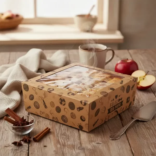 Producto - Caja dia del padre con Visor 21x21x8